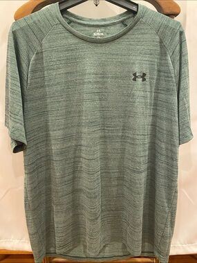 Under Armour Men’s Heathered  Green/Teal Short Sleeve Performance Tee